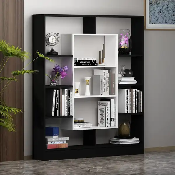 مدل کتابخانه دیواری شیک + طرح های ساده و مینیمال کتابخانه دیواری شیک خاص