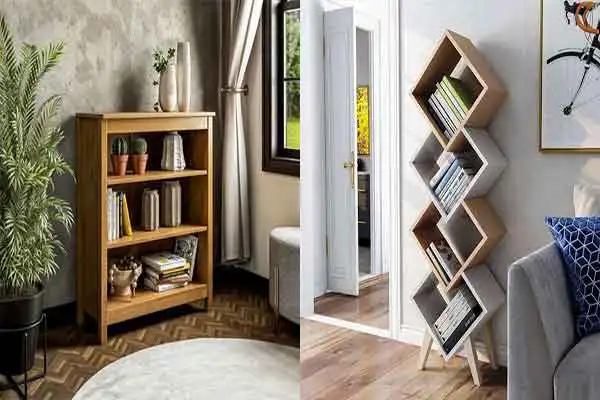 مدل کتابخانه ایستاده + زیباترین مدل های کتابخانه ایستاده فانتزی و شیک
