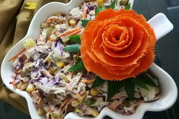 مدل سالاد اندونزی + خوشمزه ترین با ایده های تزیین ساده و زیبا سالاد اندونزی برای مهامانی