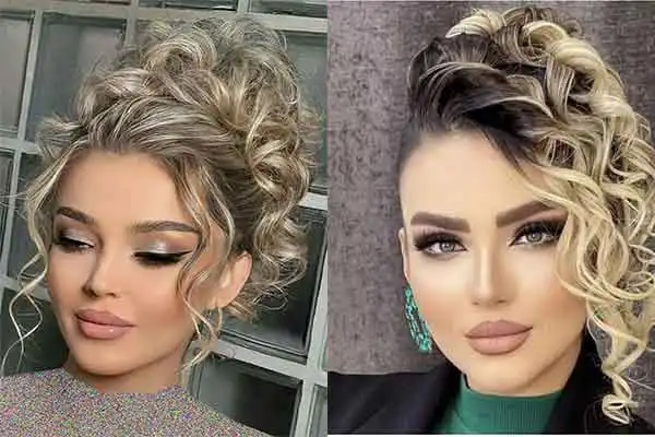 مدل شینیون فر جدید + انواع شینیون فر جدید باز و بسته فوق العاده لاکچری