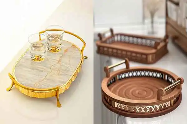 مدل سینی + خاص ترین و لاکچری ترین انواع سینی پذیرایی زیبا و جدید