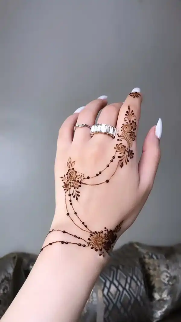 طرح مدل حنا + ایده های جذاب برای طرح مدل حنا روی دست دخترانه و زنانه