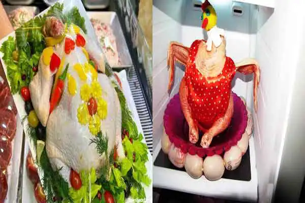 تزیین مرغ برای جهاز عروس + ایده های خاص و باحال و جذاب تزیین مرغ برای جهاز عروس
