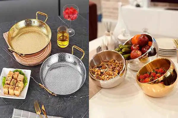 ظروف استیل پذیرایی + فوق العاده و بروز ترین طرح های ظروف استیل پذیرایی شیک