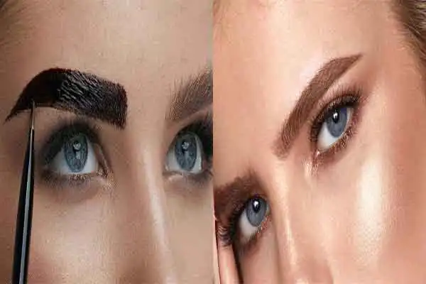 مدل حنا ابرو + زیبا و خاص ترین حنا ابرو دخترانه و زنانه ساده با رنگ ملایم