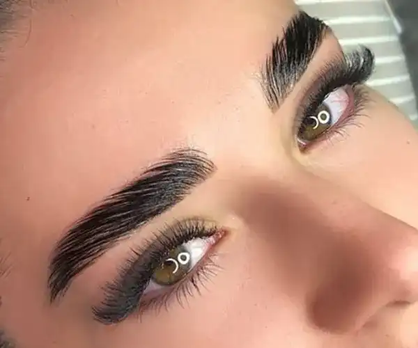 مدل حنا ابرو + زیبا و خاص ترین حنا ابرو دخترانه و زنانه ساده با رنگ ملایم