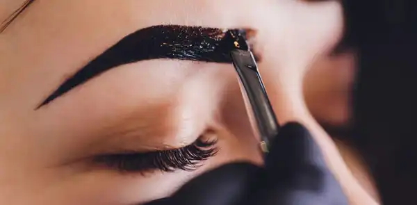 مدل حنا ابرو + زیبا و خاص ترین حنا ابرو دخترانه و زنانه ساده با رنگ ملایم