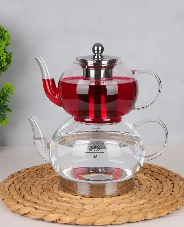 مدل کتری قوری شیشه ای + طرح های شیک و فوق العاده جذاب کتری قوری شیشه ای